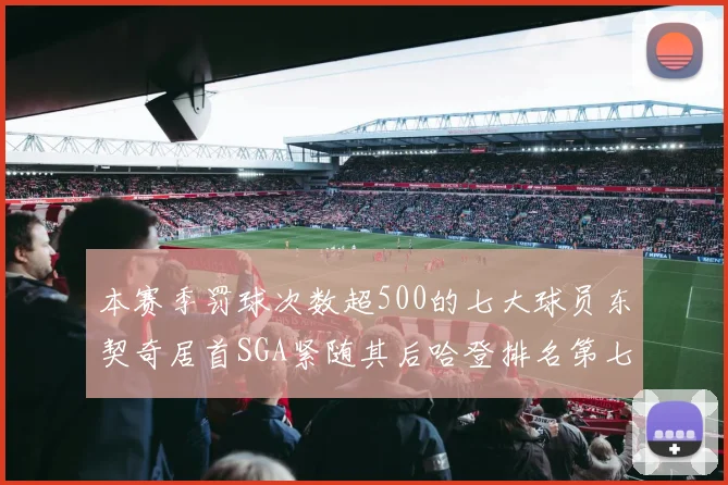 本赛季罚球次数超500的七大球员东契奇居首SGA紧随其后哈登排名第七